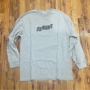 Tenant Gray Long Sleeve Men's Tee